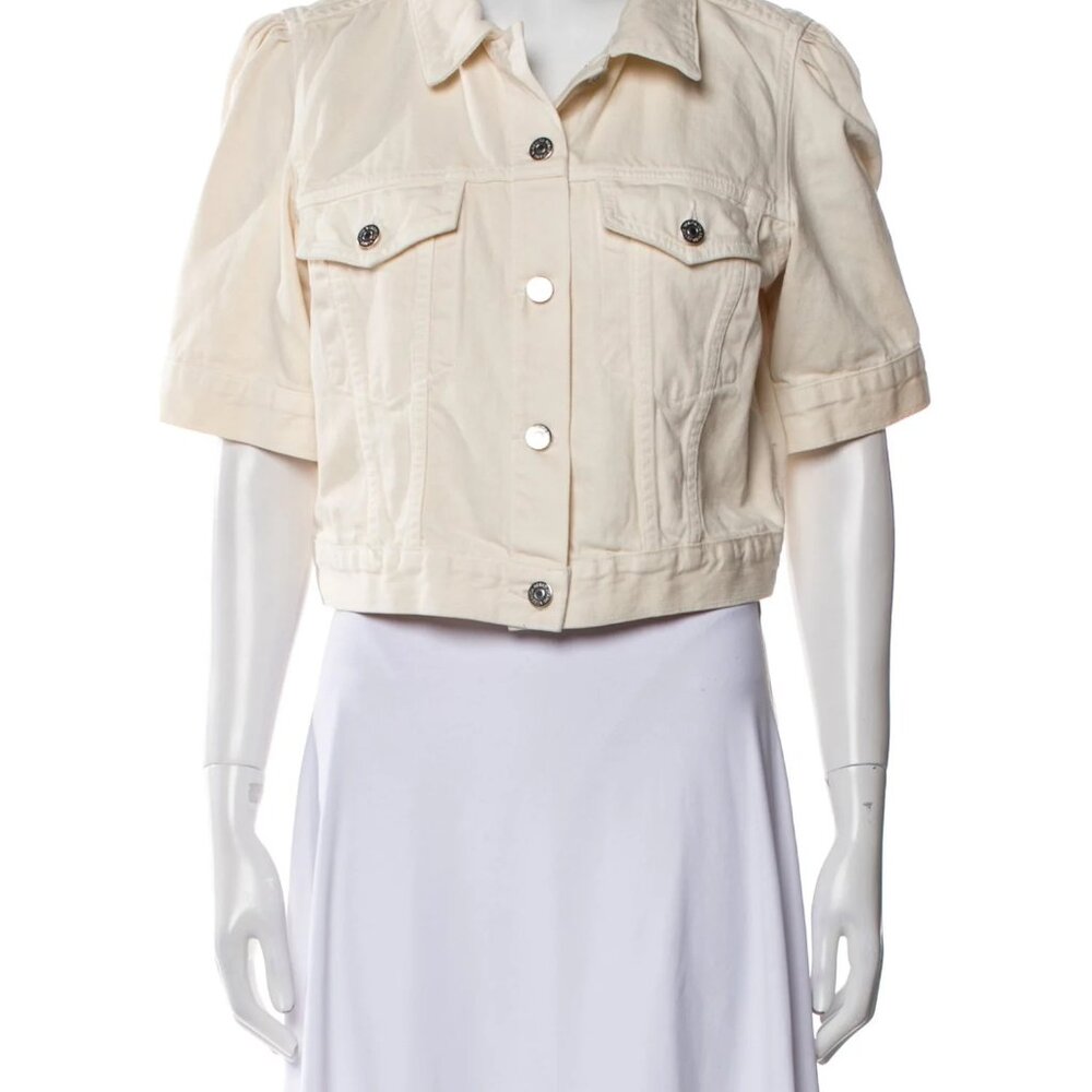 Veronica Beard NWT Raina Cream Denim Jacket NEW WITH TAGS, XS